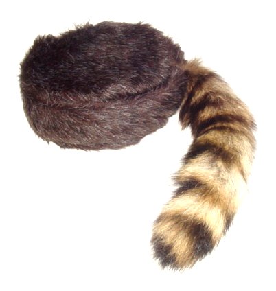 russian fur hat with tail